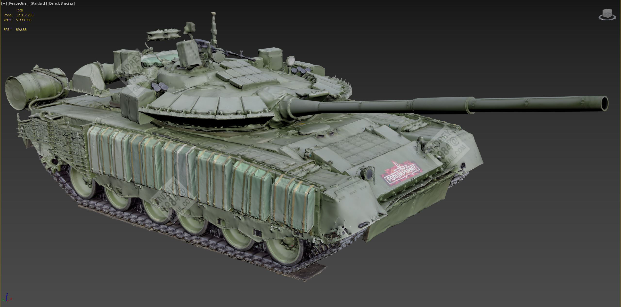 T-80BVM Raw 3D Scan 3D model_19