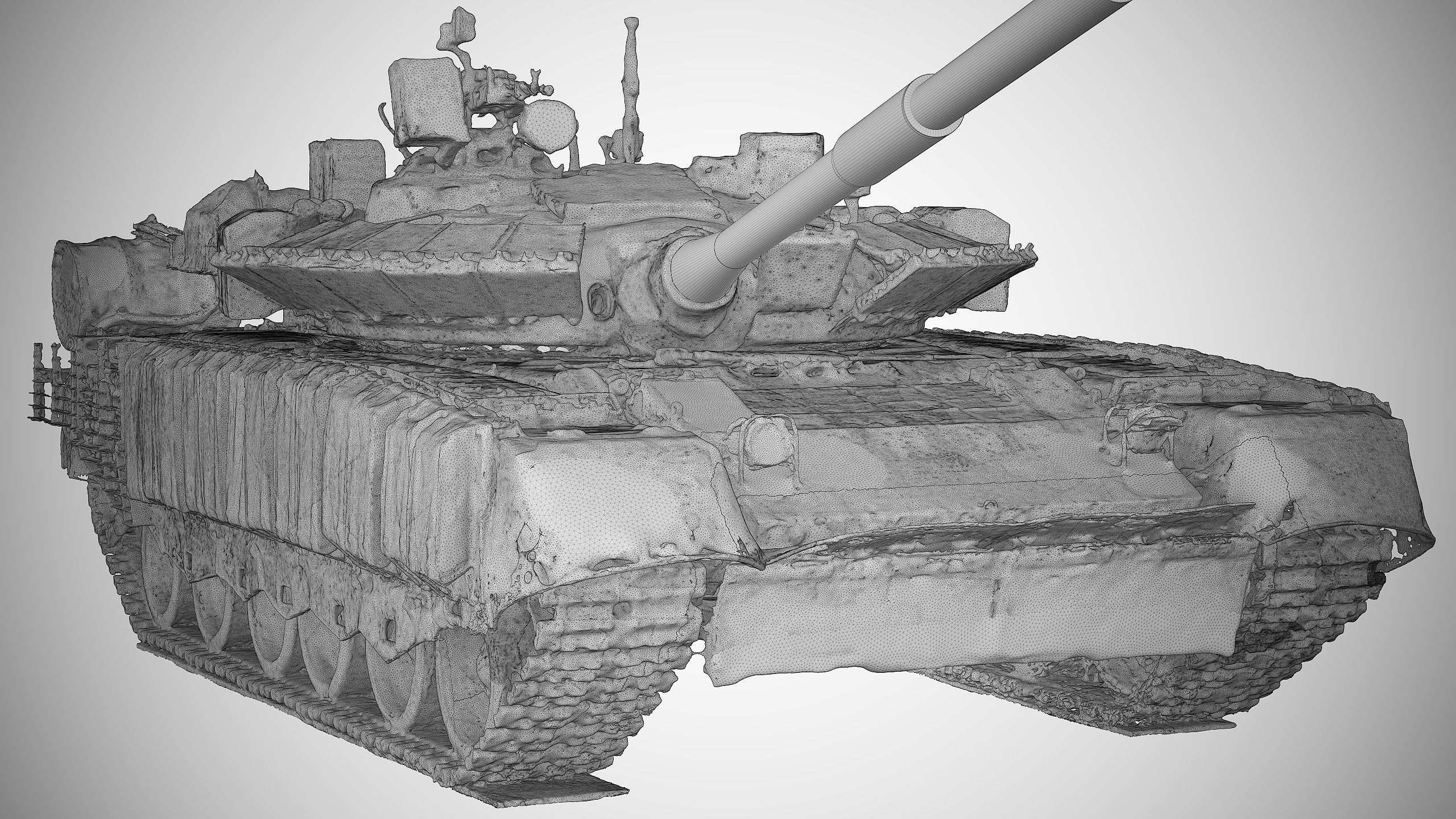 T-80BVM Raw 3D Scan 3D model_12