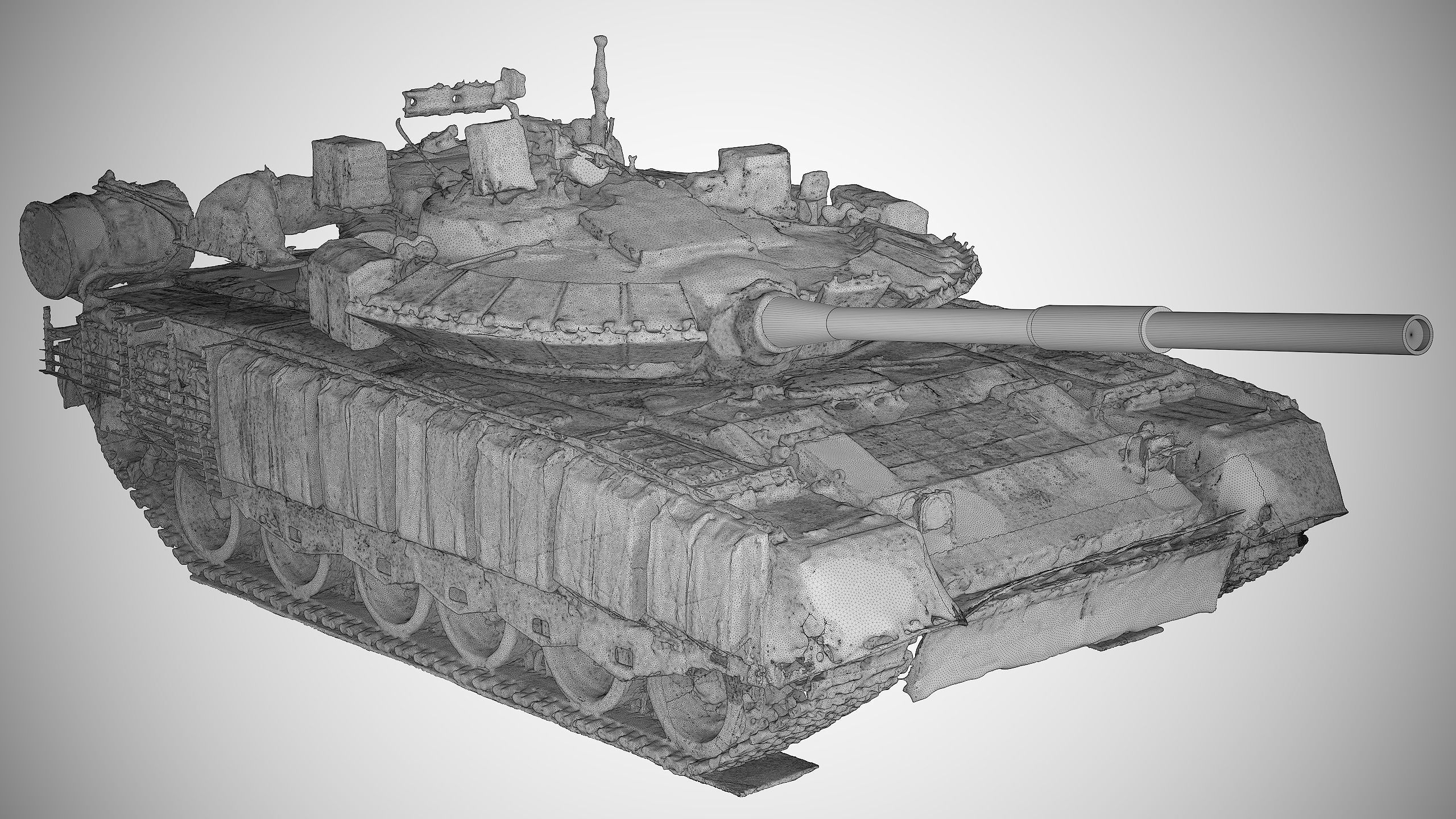 T-80BVM Raw 3D Scan 3D model_14