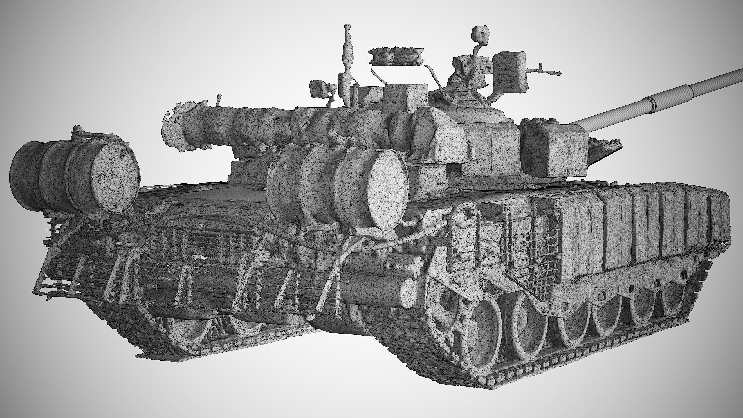 T-80BVM Raw 3D Scan 3D model_9