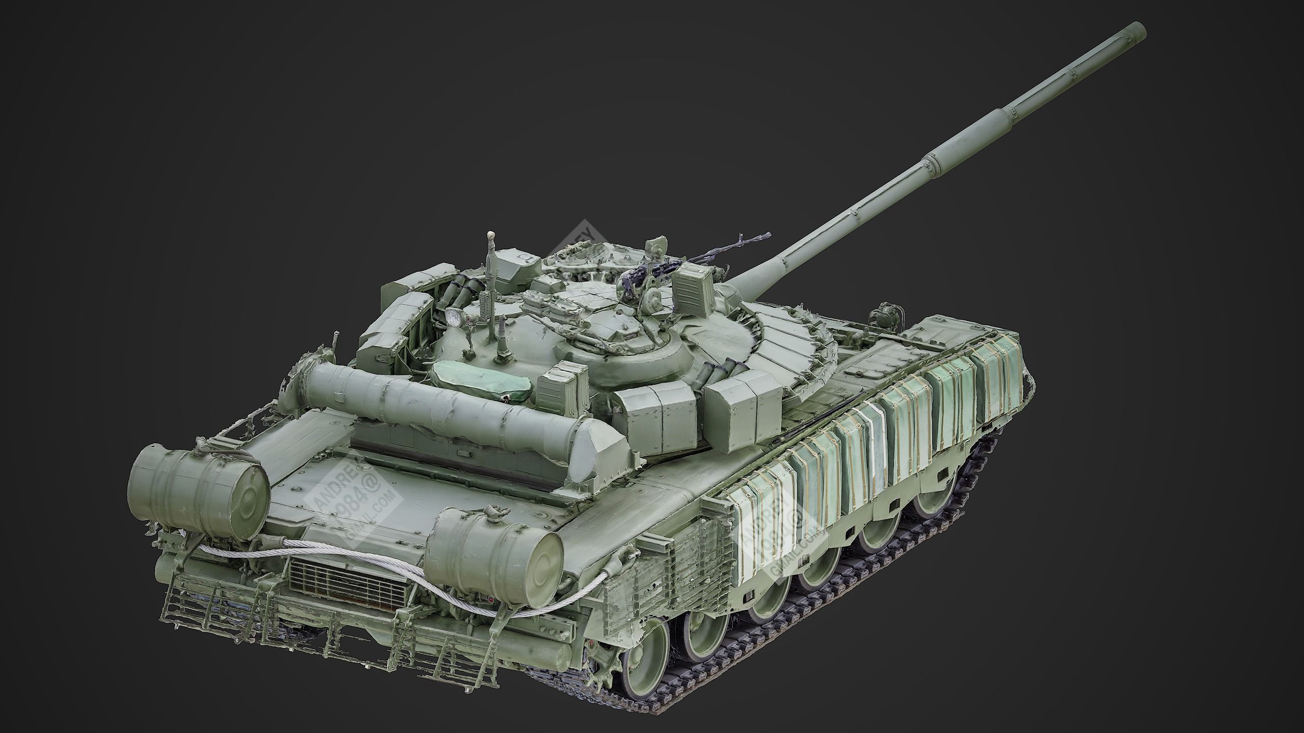 T-80BVM Raw 3D Scan 3D model_2