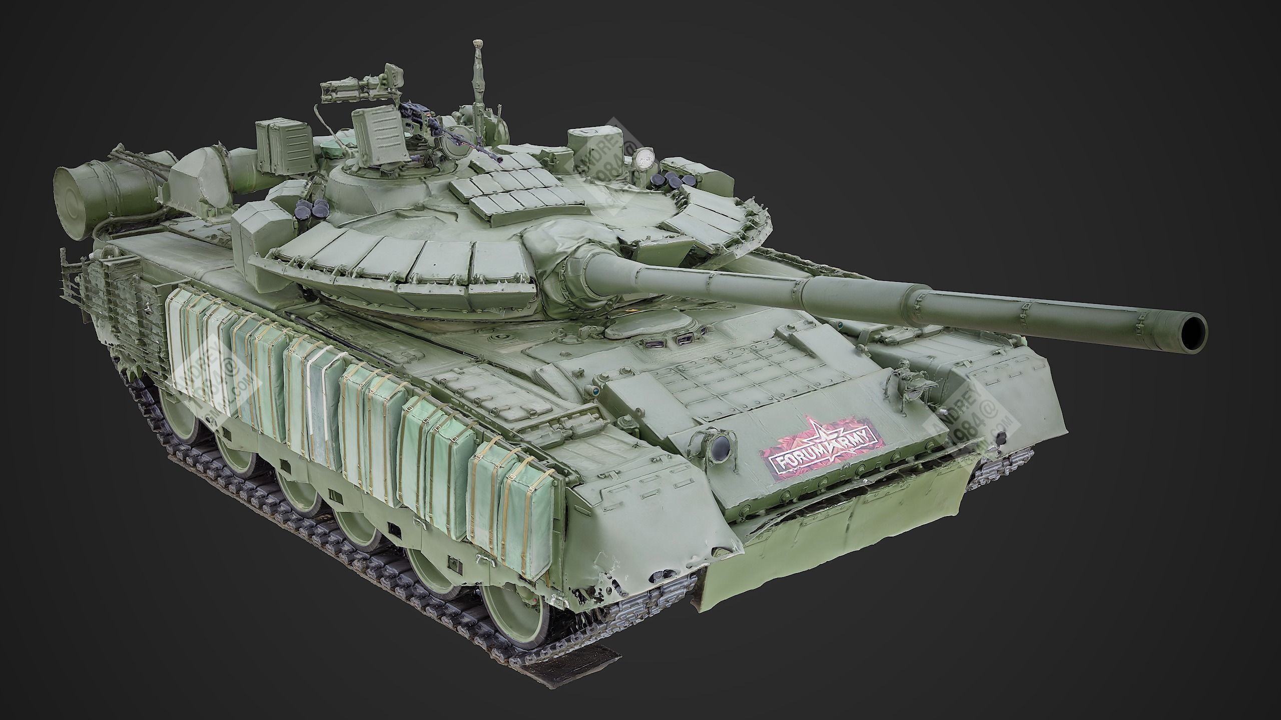 T-80BVM Raw 3D Scan 3D model_5