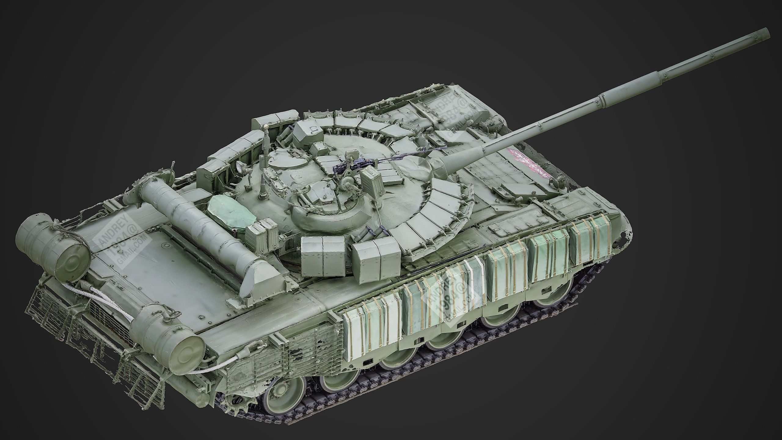 T-80BVM Raw 3D Scan 3D model | CGTrader