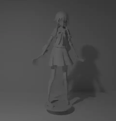 Yuno Gasai 3D print model