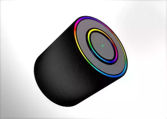 Speaker rainbow colored