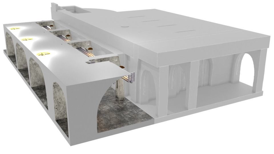 Jabbas Throne Room - Set 7EF - Prison Area 1-6 scale 3D print model_27