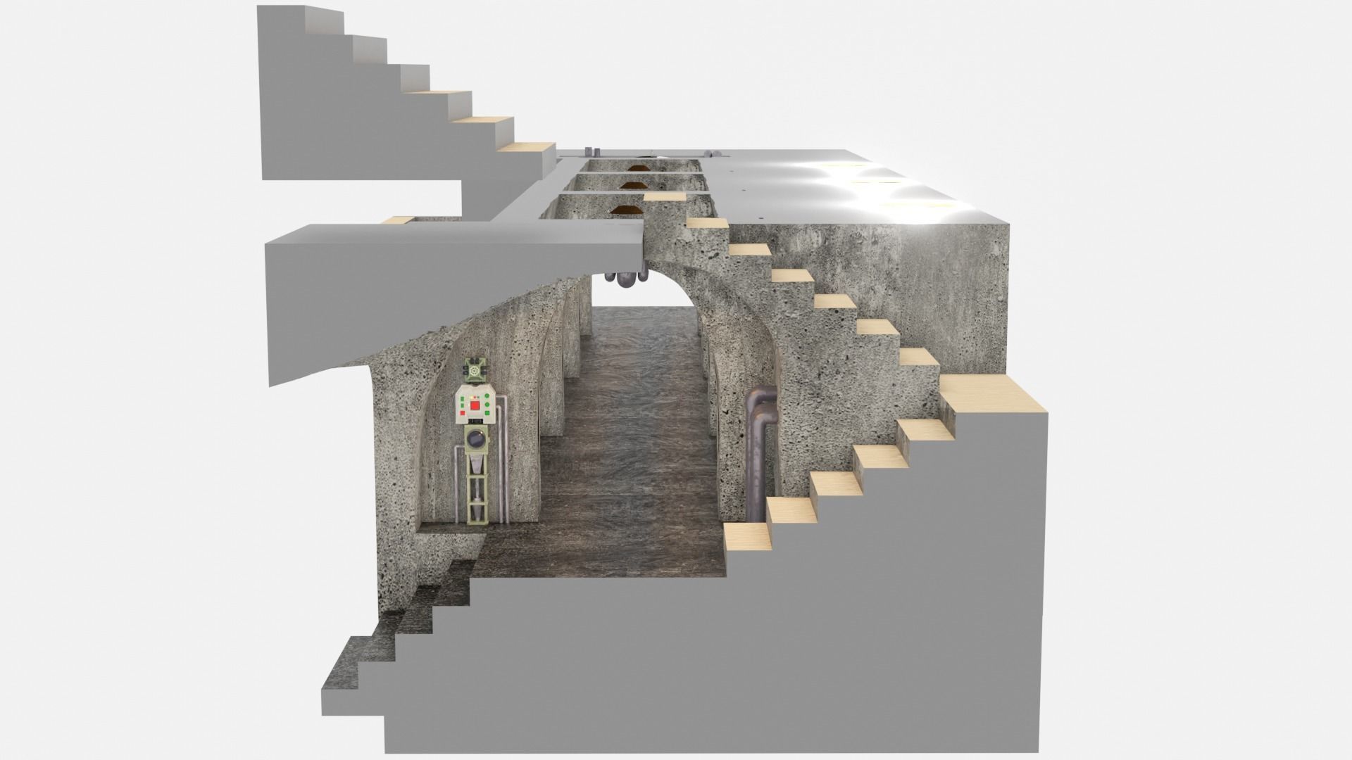 Jabbas Throne Room - Set 7EF - Prison Area 1-6 scale 3D print model_17