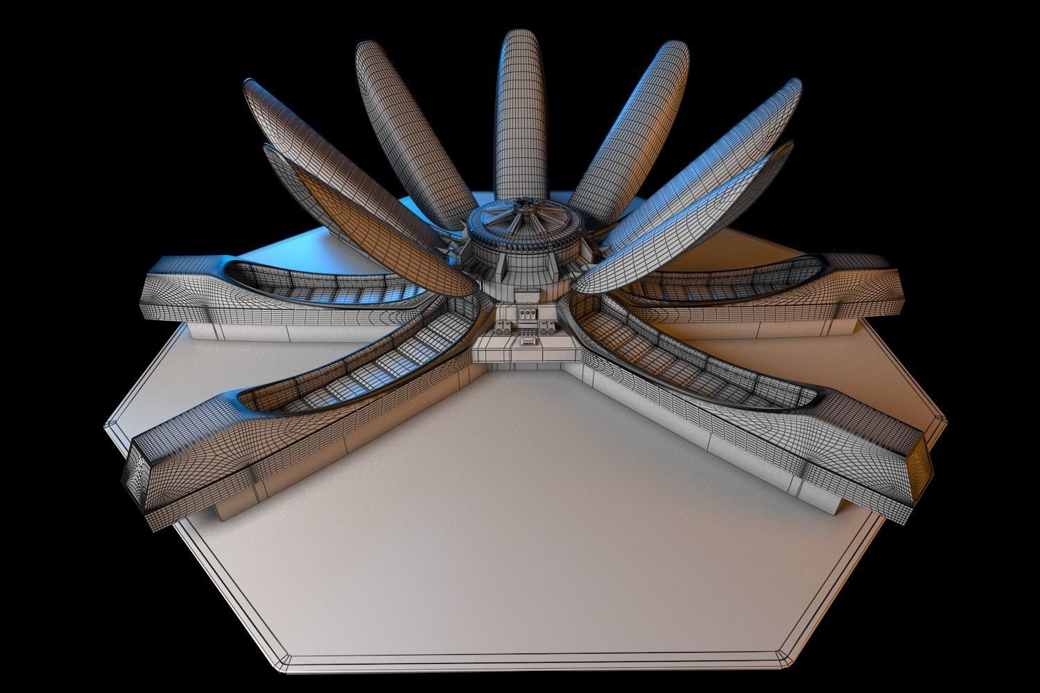 Hypersleep Chamber ALIEN 3D model_4
