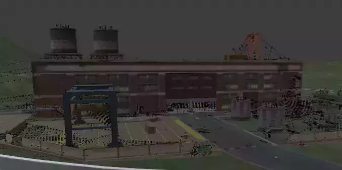 FreeFire Max Factory Low-poly 3D model