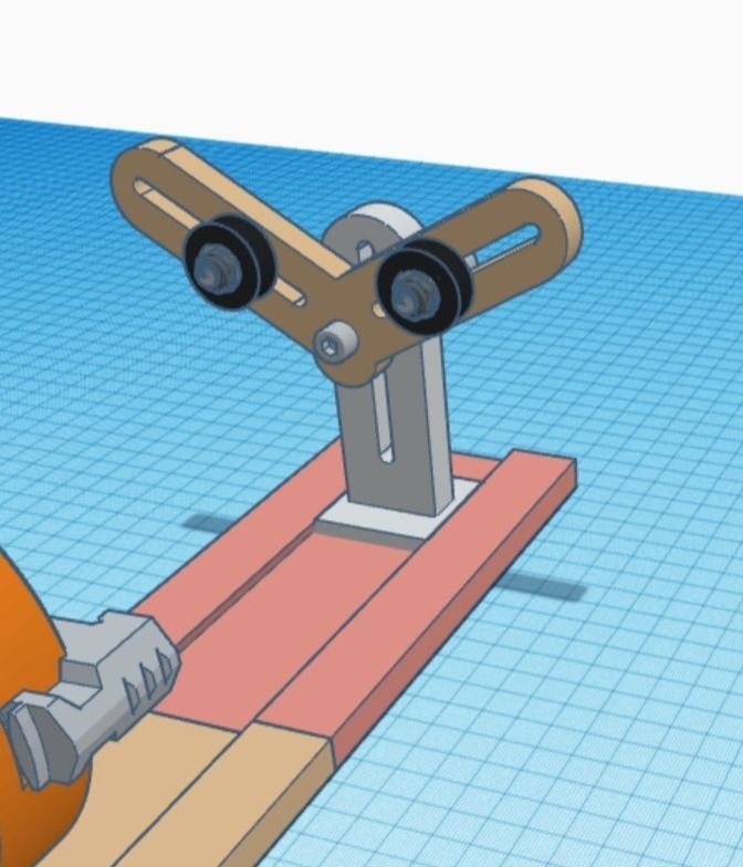 DIY CHUCK ROTARY  Y AXIS FOR LASER ENGRAVER 3D print model_8