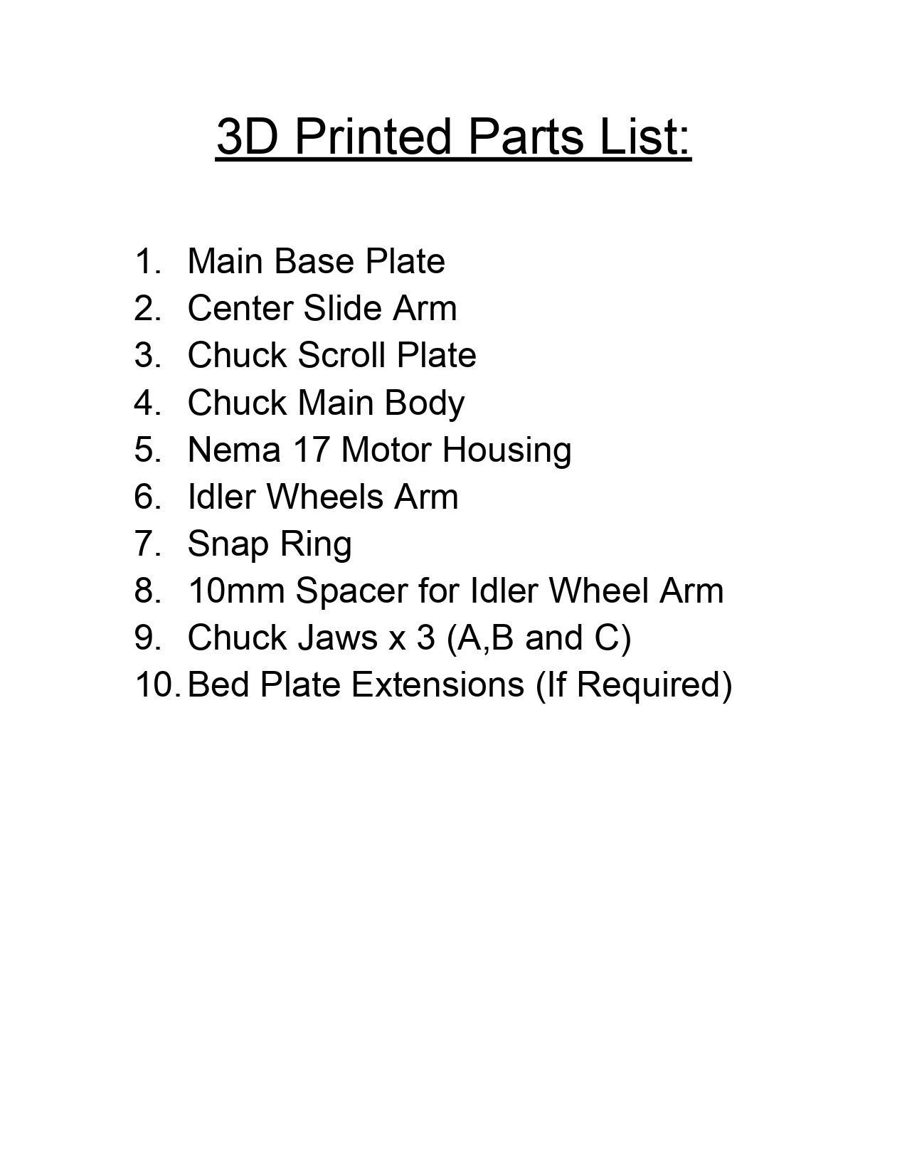 DIY CHUCK ROTARY  Y AXIS FOR LASER ENGRAVER 3D print model_3