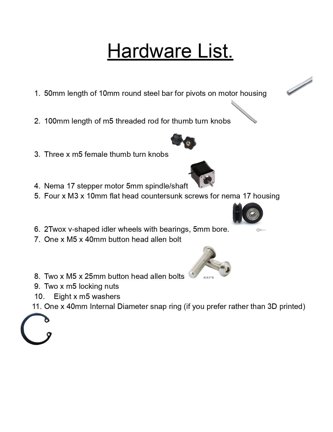 DIY CHUCK ROTARY  Y AXIS FOR LASER ENGRAVER 3D print model_4