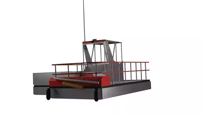 Boat model with ladder