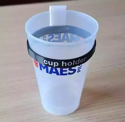 Handy Clip On Cup Holder for Festivals  3D print model