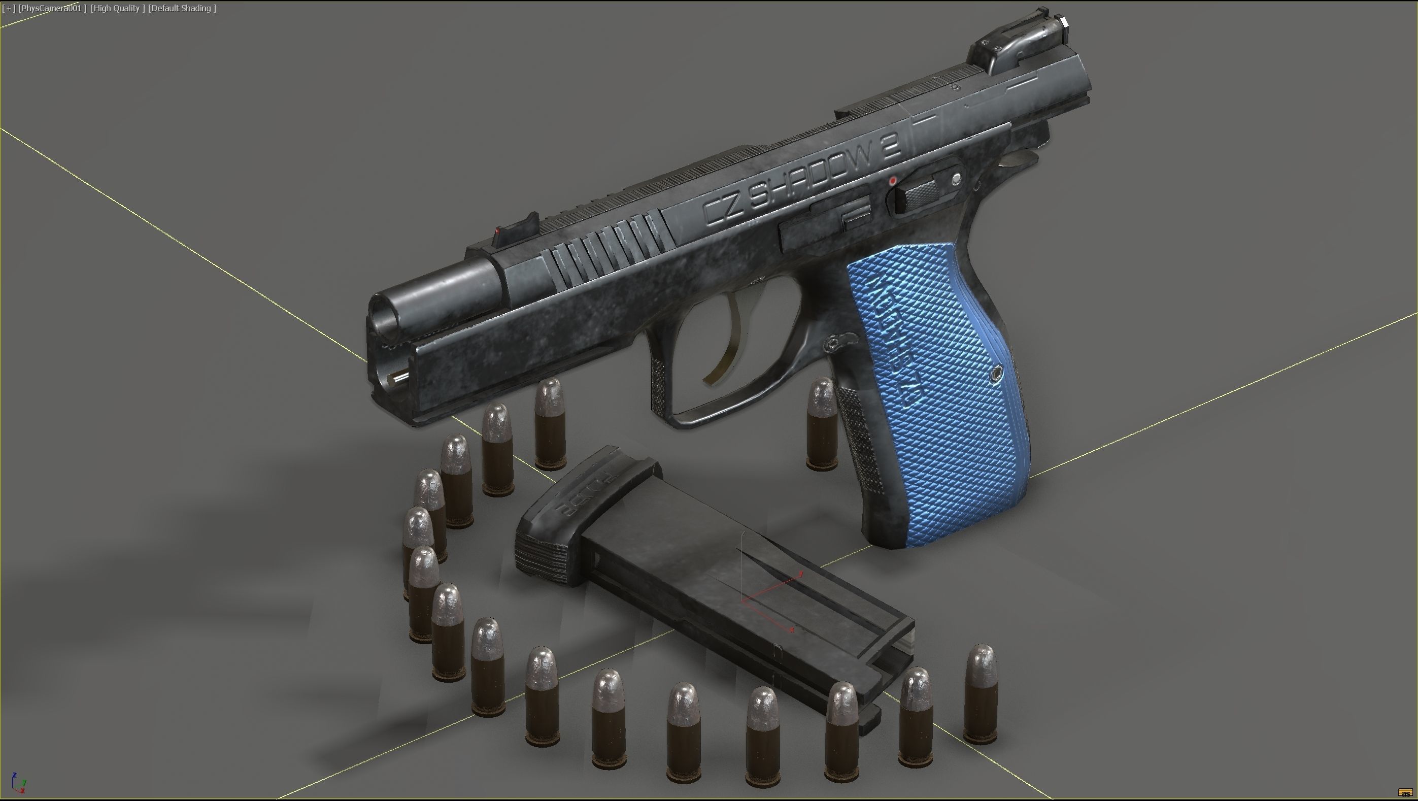 Shadow CZ 2 Low-poly 3D model_5