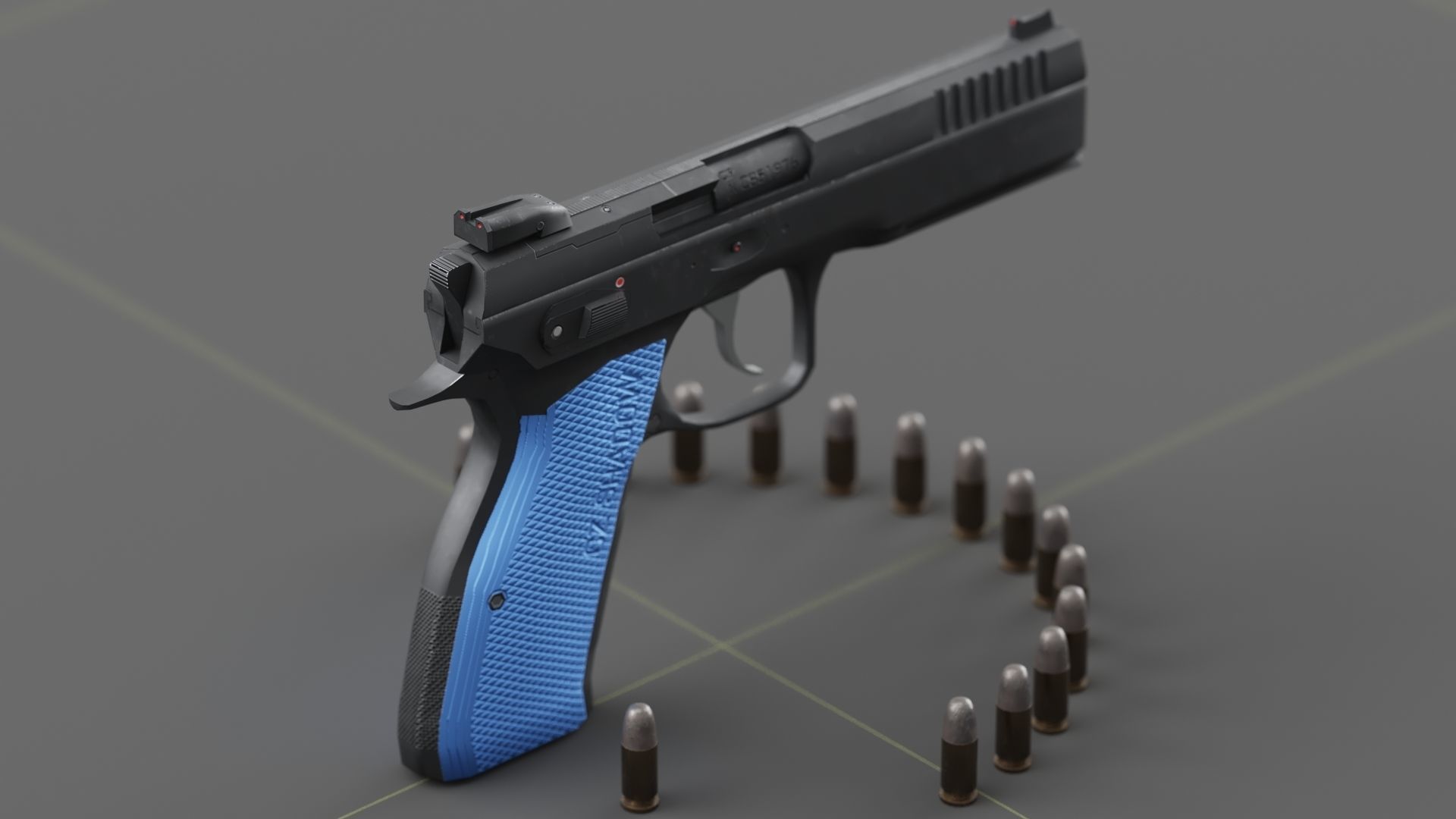 Shadow CZ 2 Low-poly 3D model_10