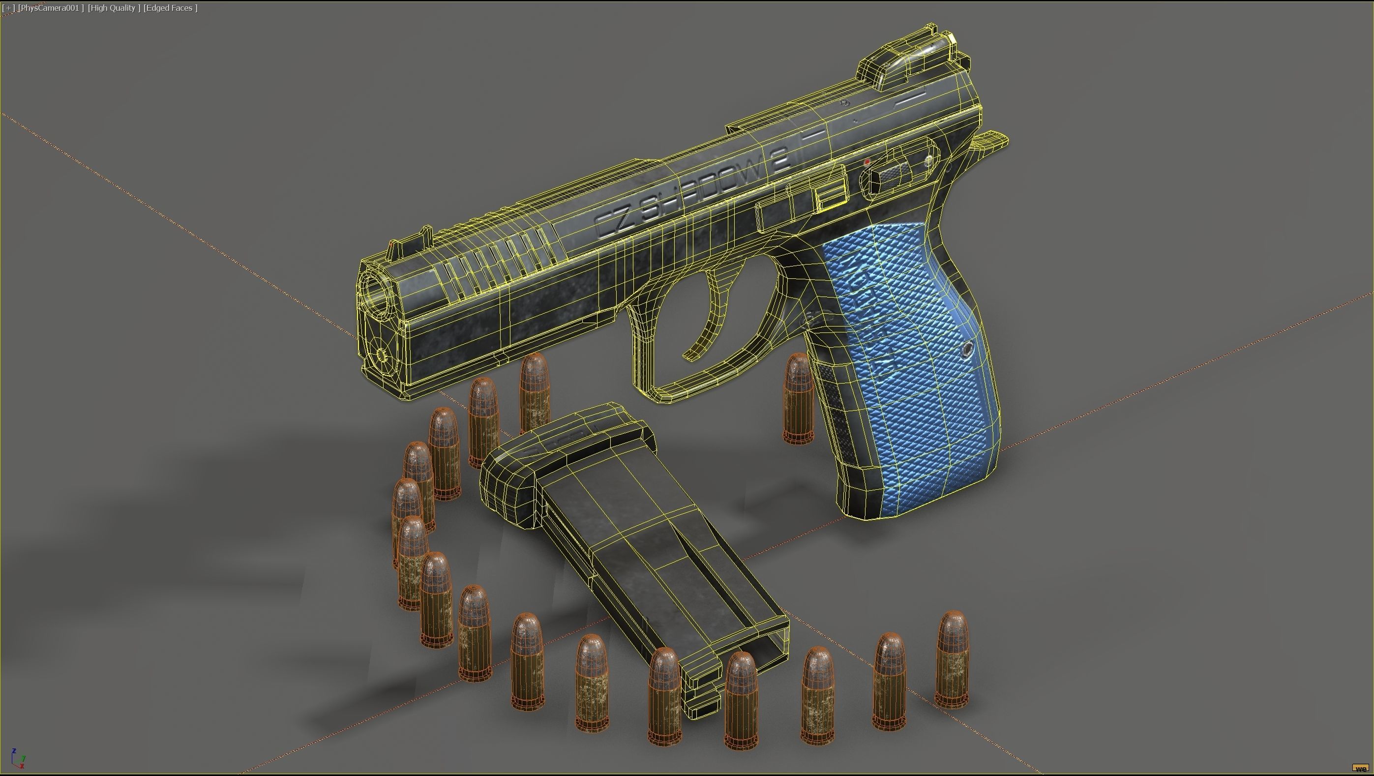 Shadow CZ 2 Low-poly 3D model_4