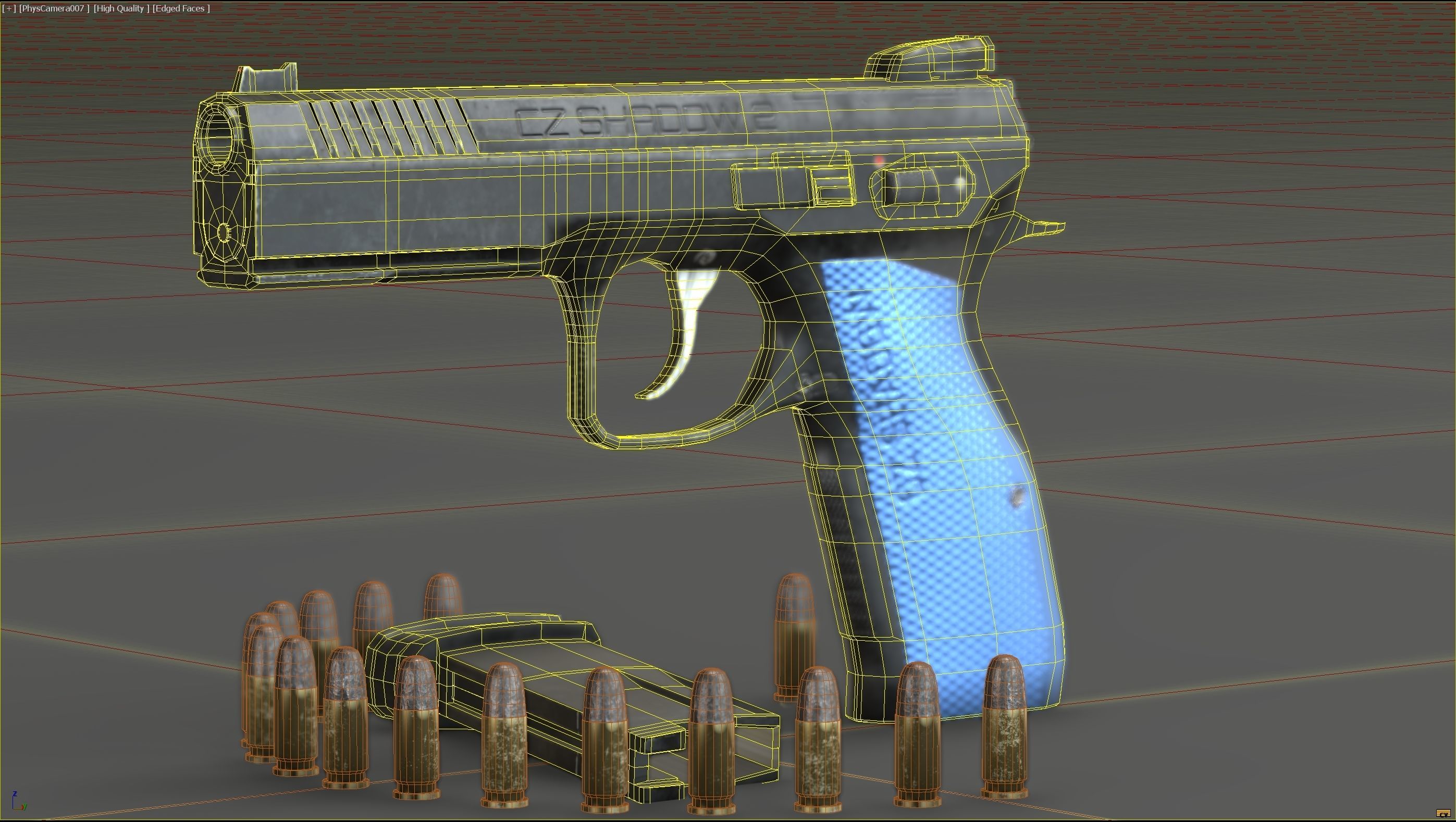 Shadow CZ 2 Low-poly 3D model_20