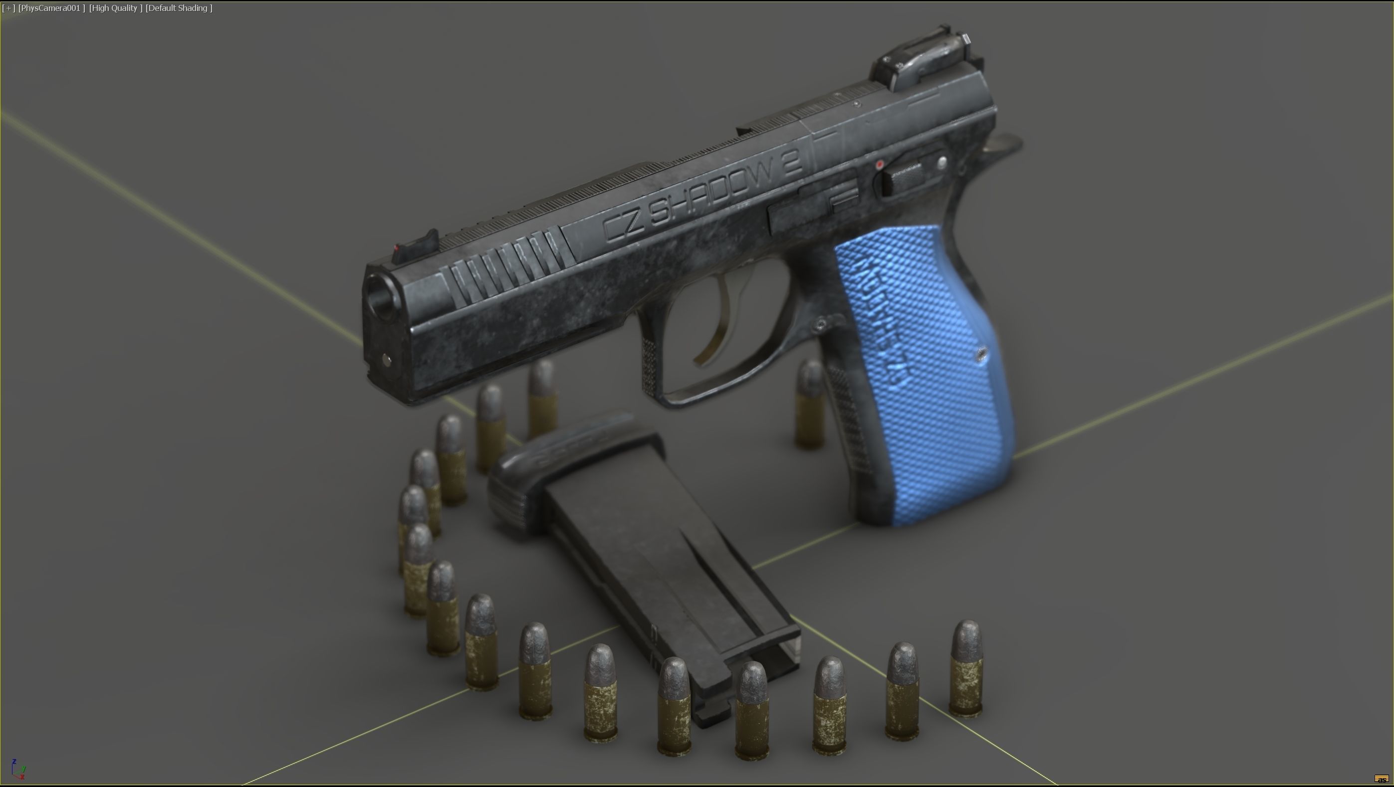 Shadow CZ 2 Low-poly 3D model_3