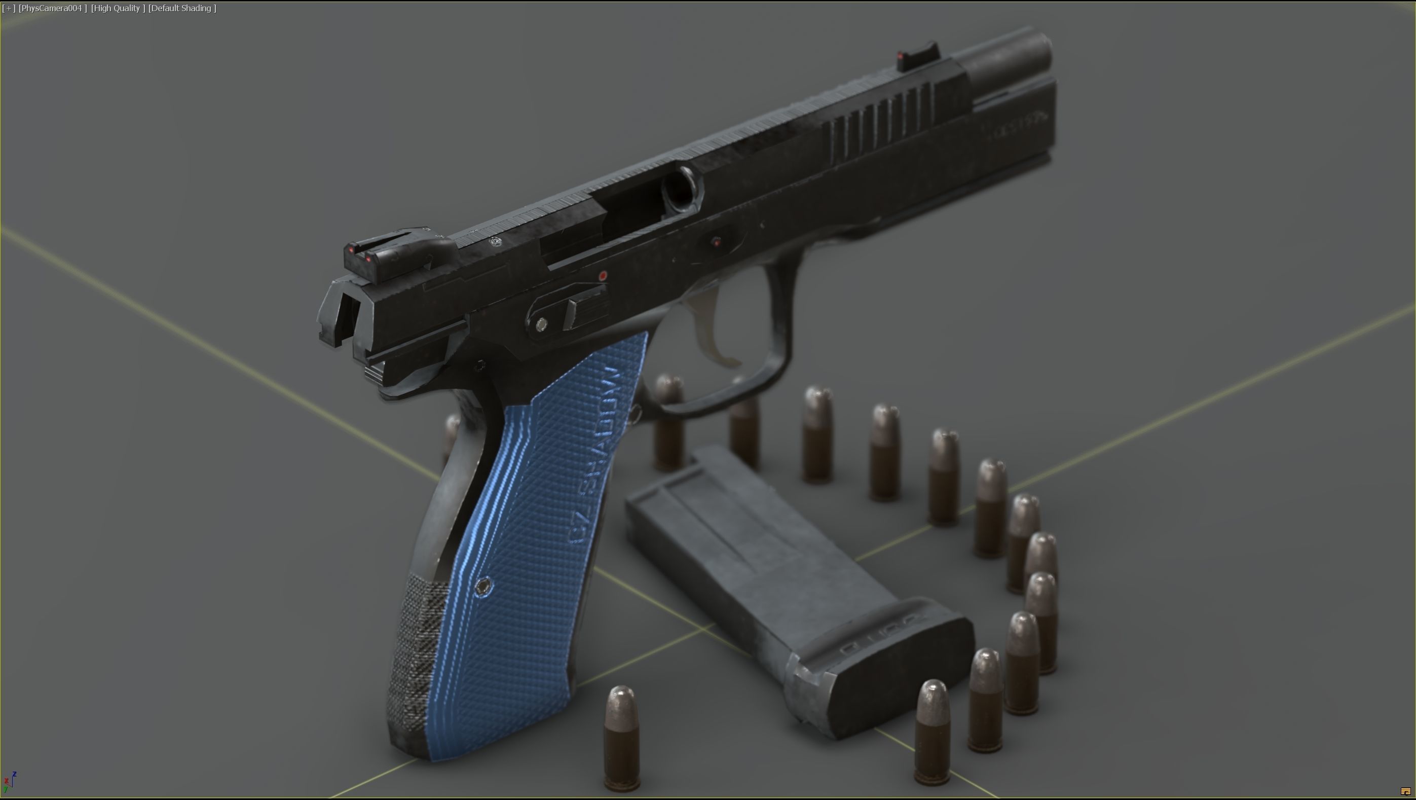 Shadow CZ 2 Low-poly 3D model_13