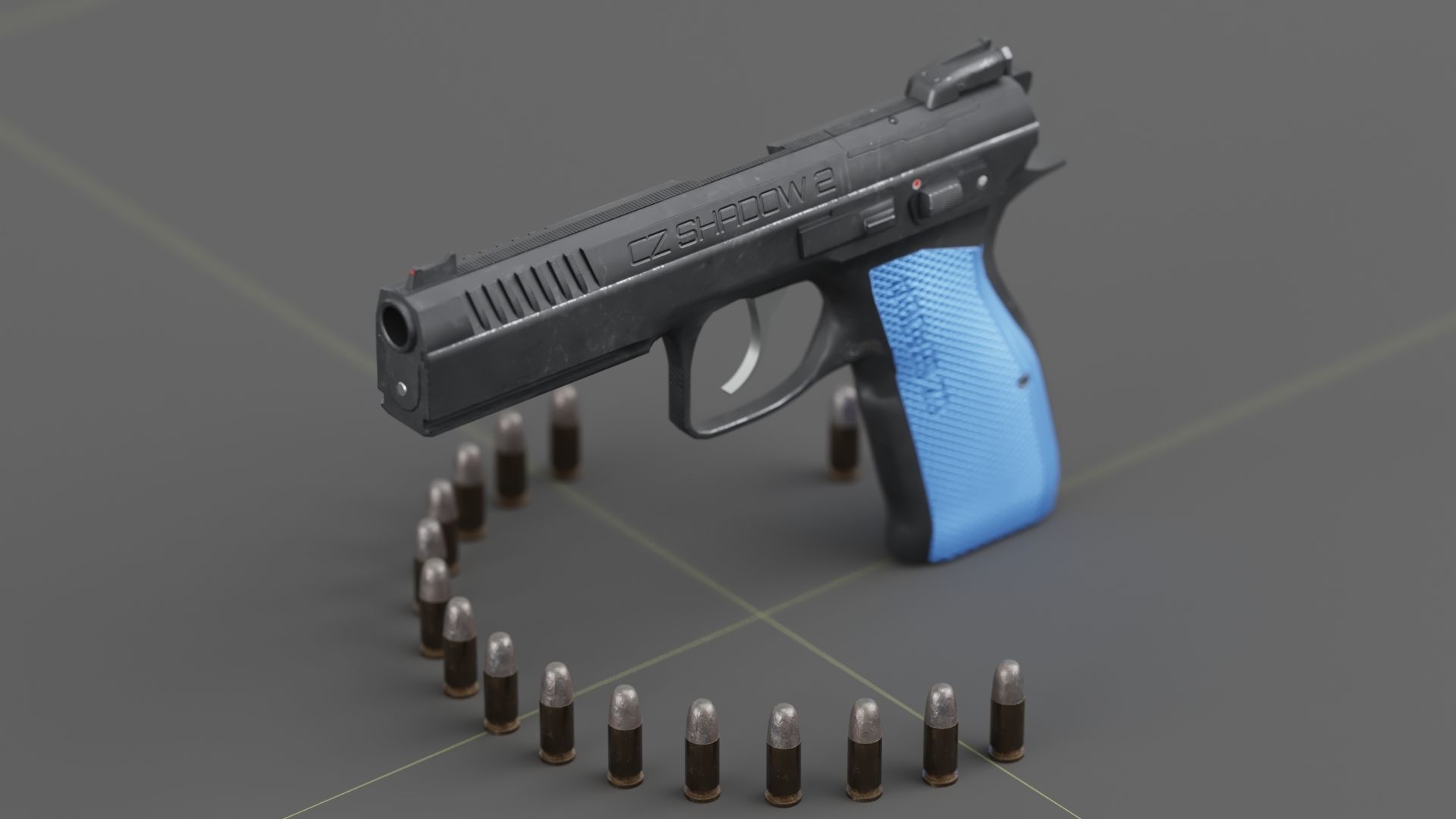 Shadow CZ 2 Low-poly 3D model_2