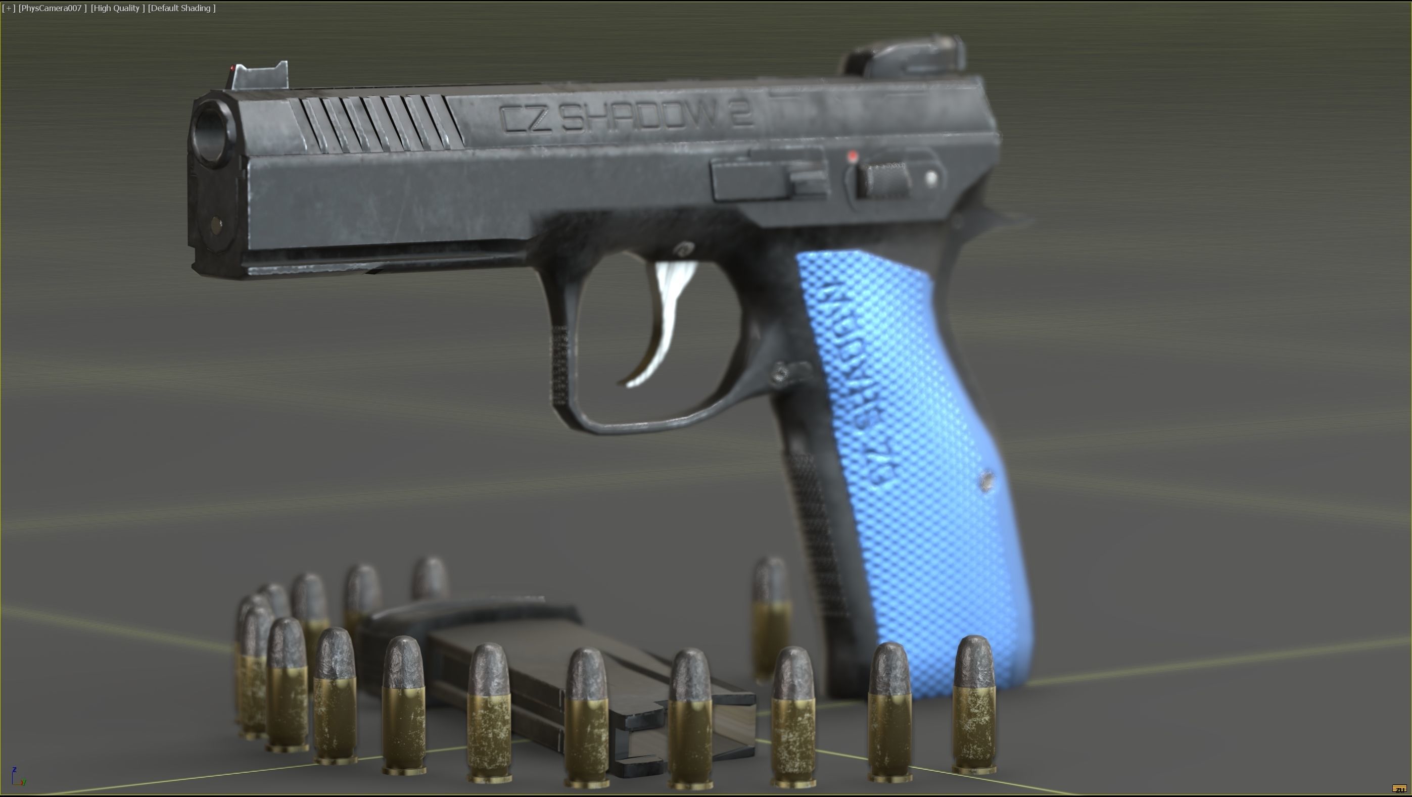 Shadow CZ 2 Low-poly 3D model_19