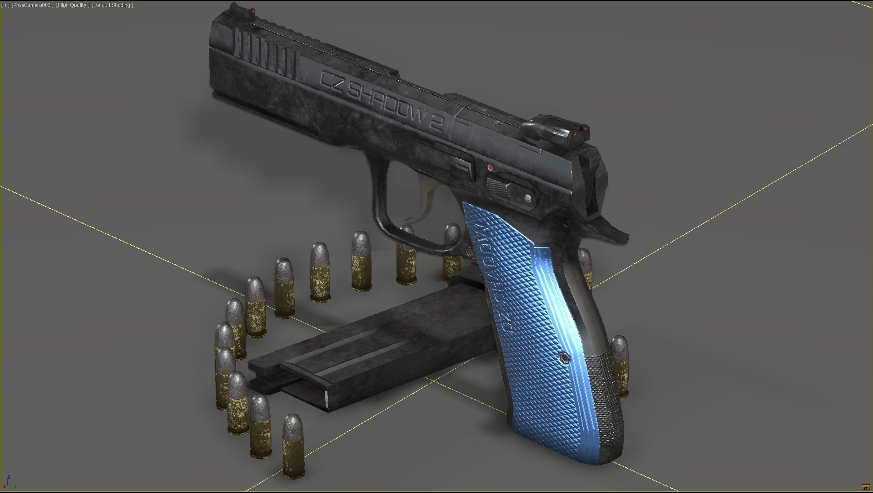 Shadow CZ 2 Low-poly 3D model_7