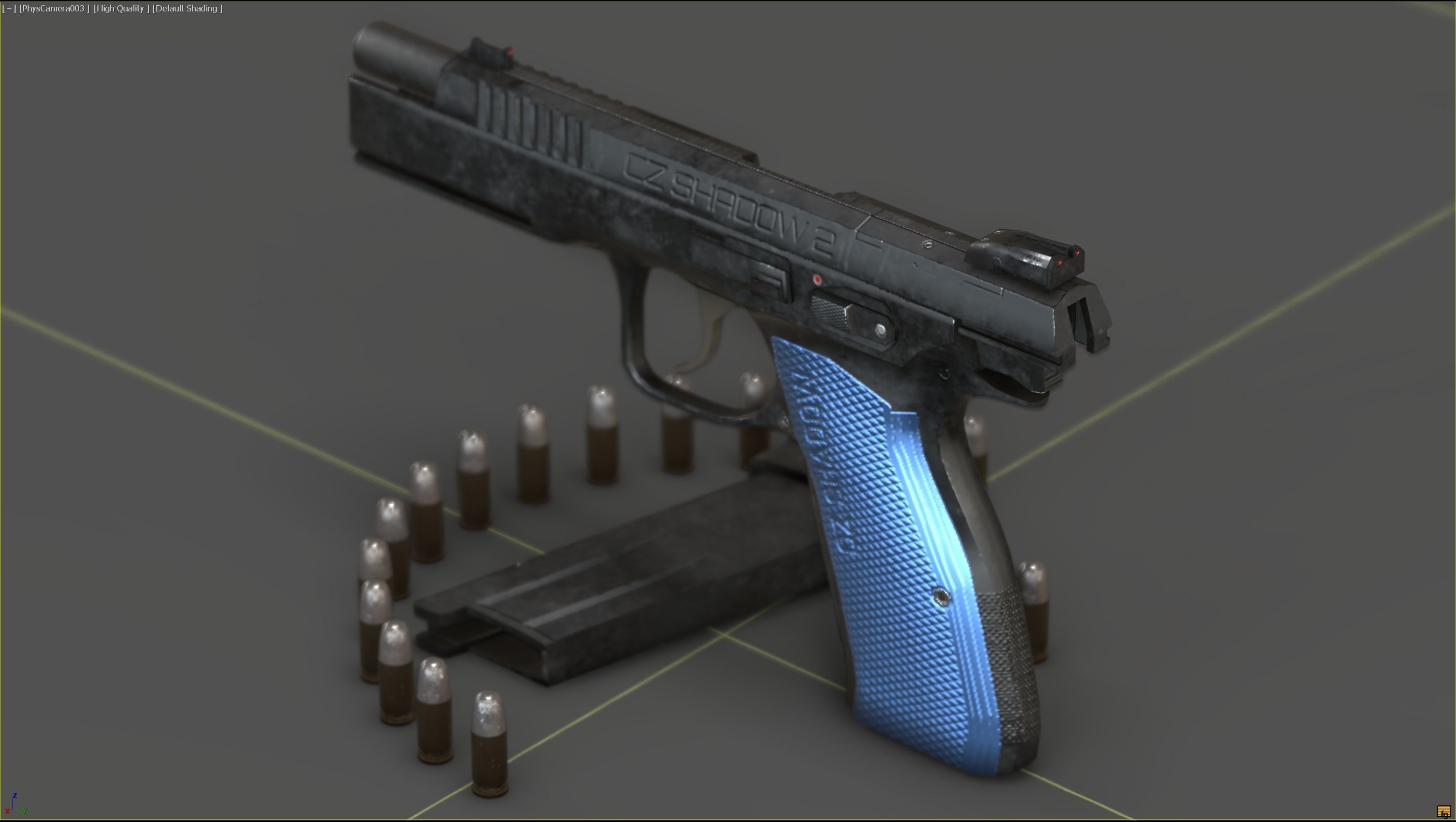 Shadow CZ 2 Low-poly 3D model_9