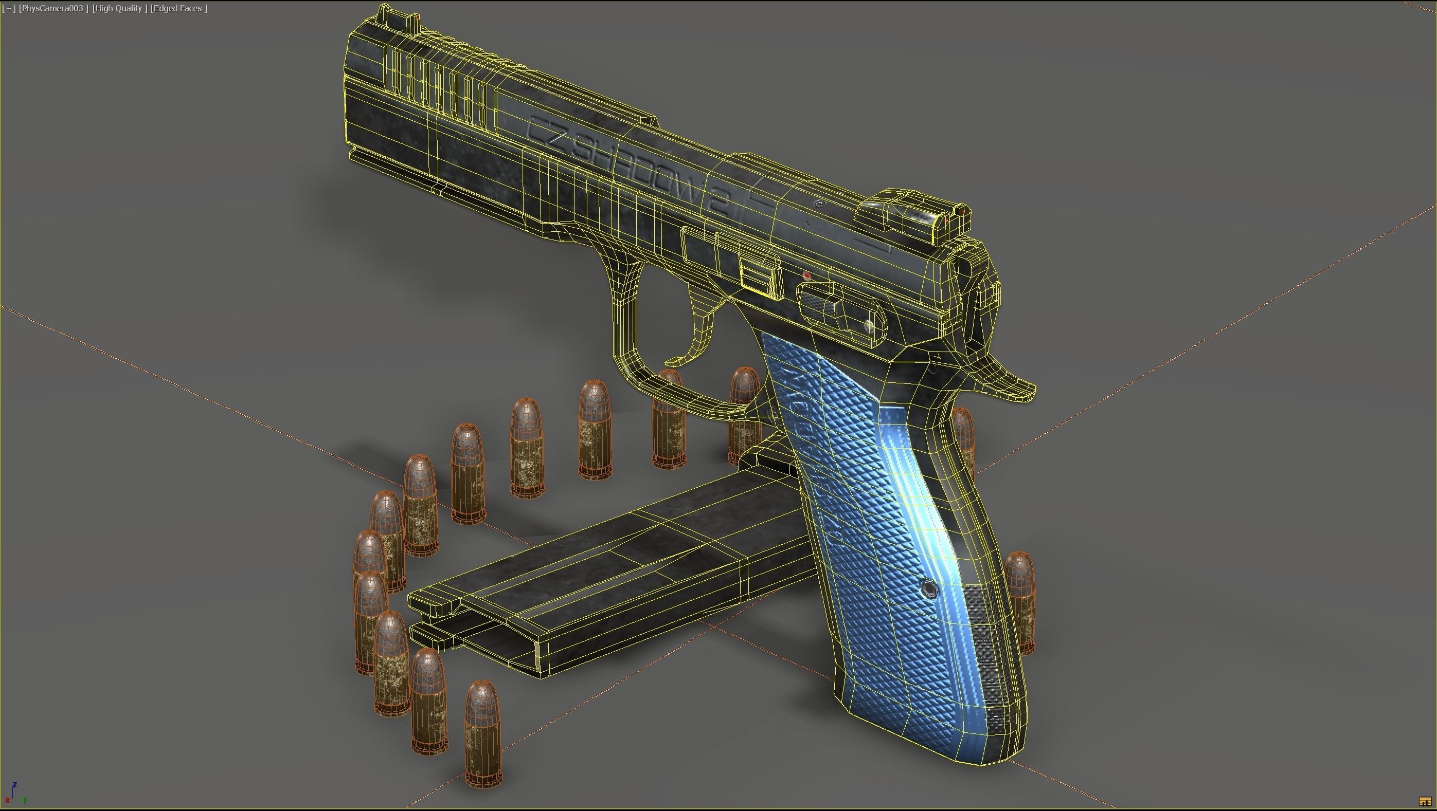 Shadow CZ 2 Low-poly 3D model_8