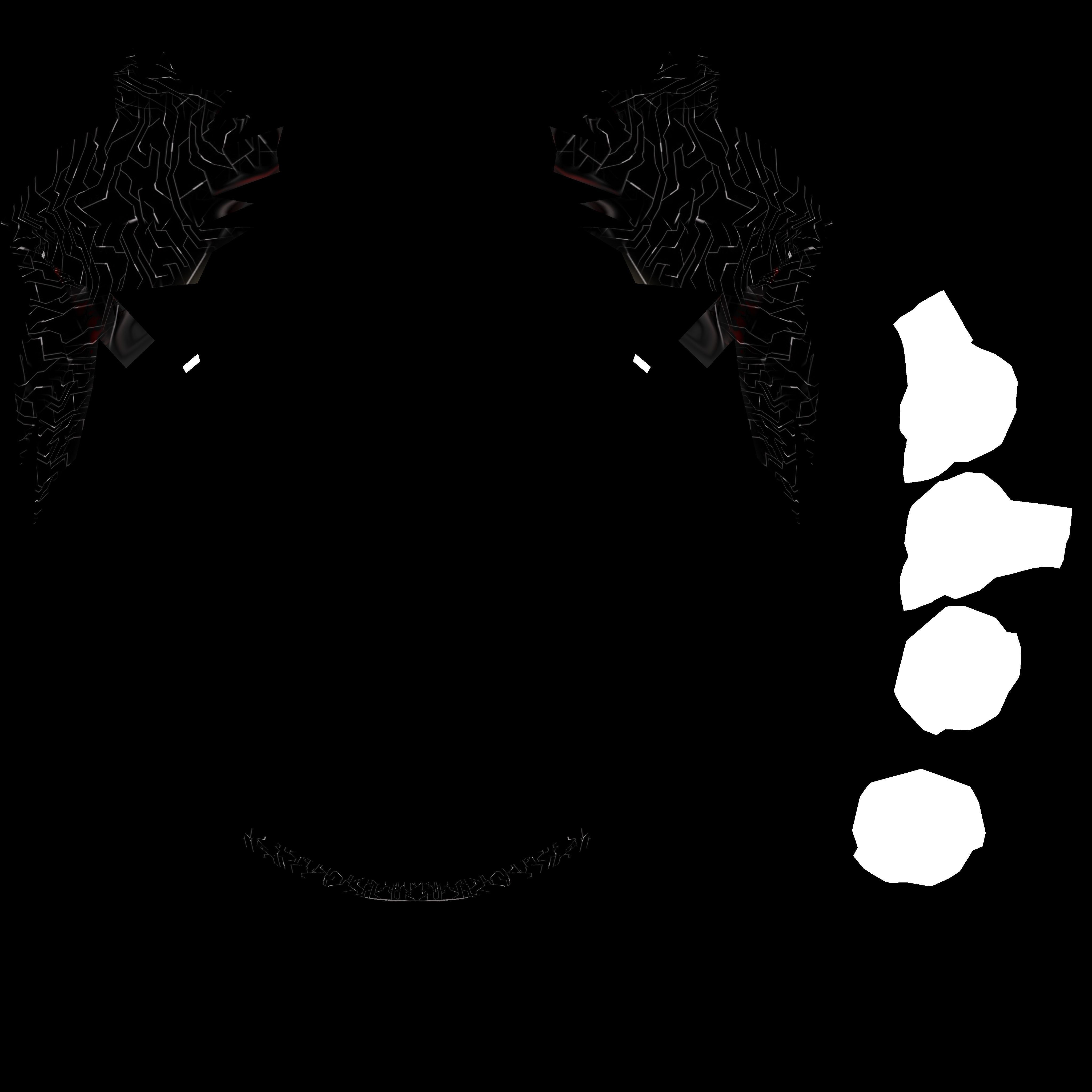 space helmet with horns Low-poly 3D model_6