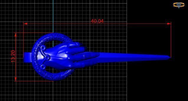 Hand of the Queen Pin 3D print model_7