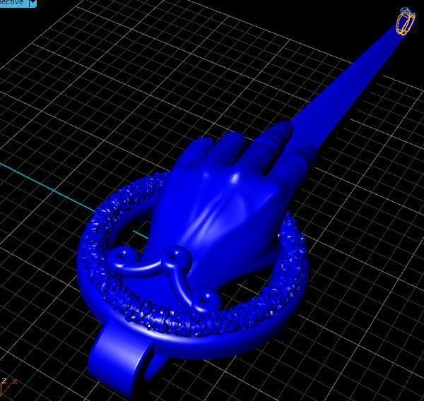Hand of the Queen Pin 3D print model_11