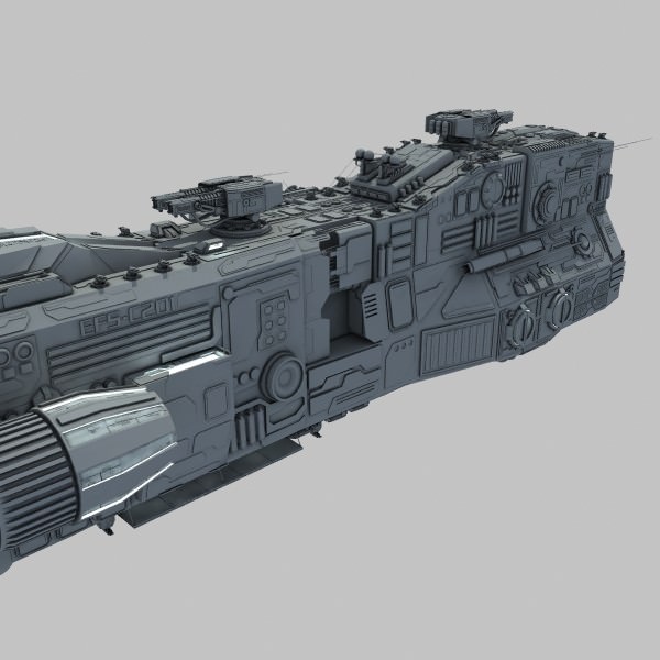 Light Cruiser - Preacher class 3D model_18