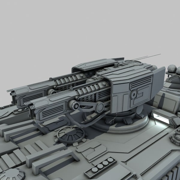 Light Cruiser - Preacher class 3D model_11