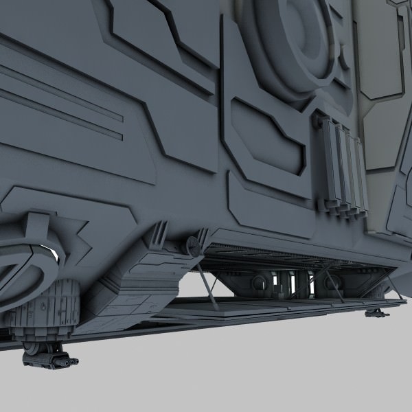 Light Cruiser - Preacher class 3D model_14