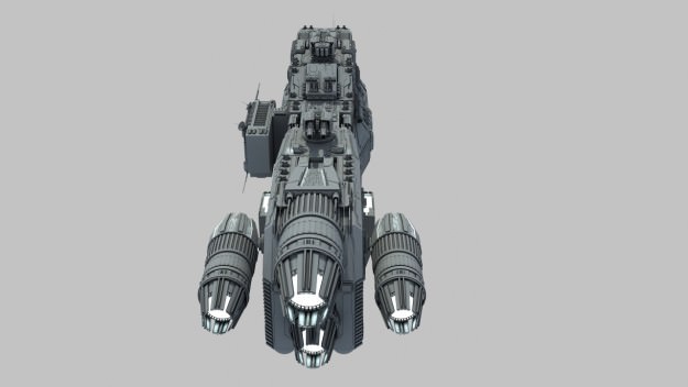Light Cruiser - Preacher class 3D model_6