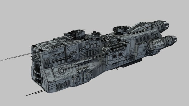 Light Cruiser - Preacher class 3D model_8