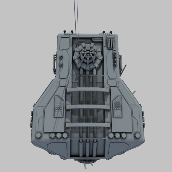 Light Cruiser - Preacher class 3D model_19