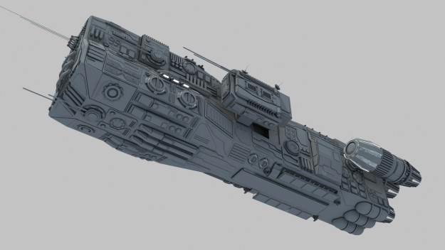 Light Cruiser - Preacher class 3D model_4