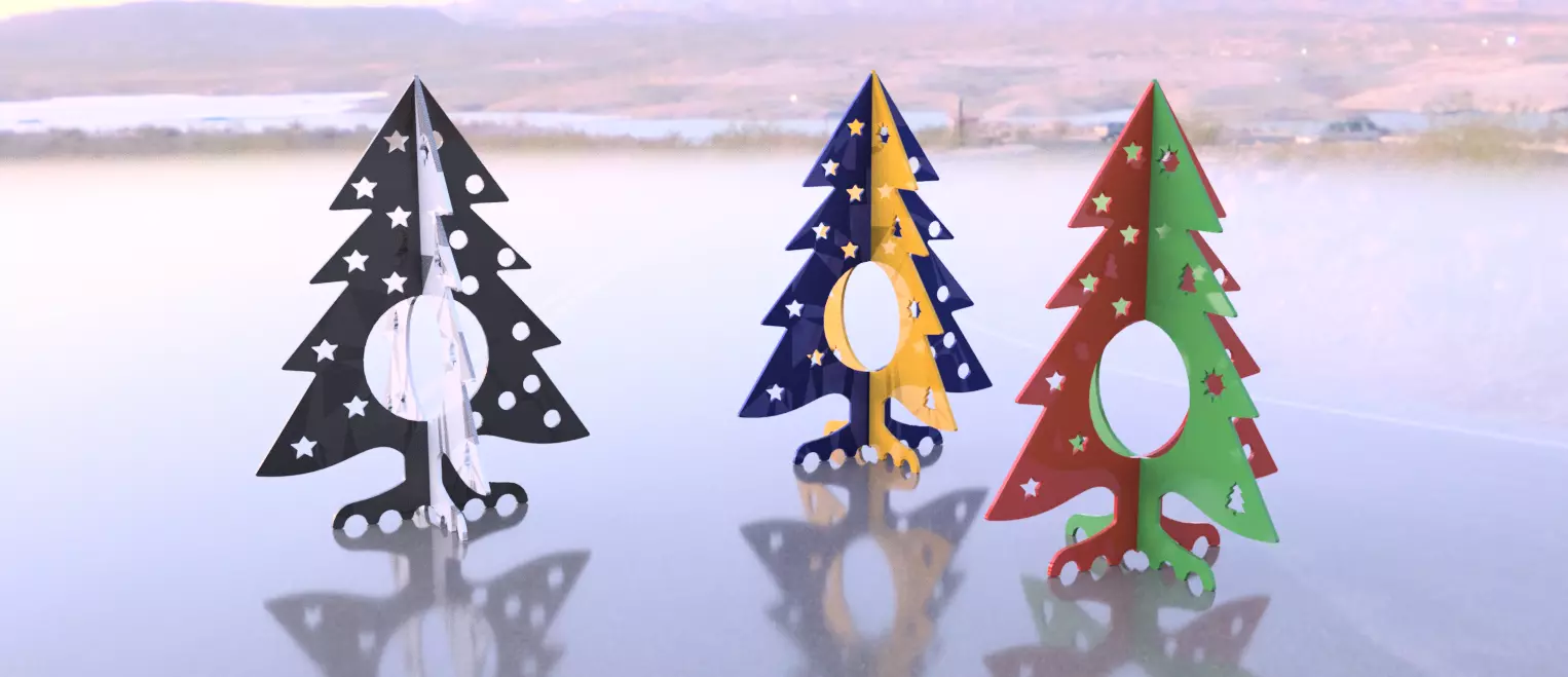 Arbolito de Navidad 3D print model_0