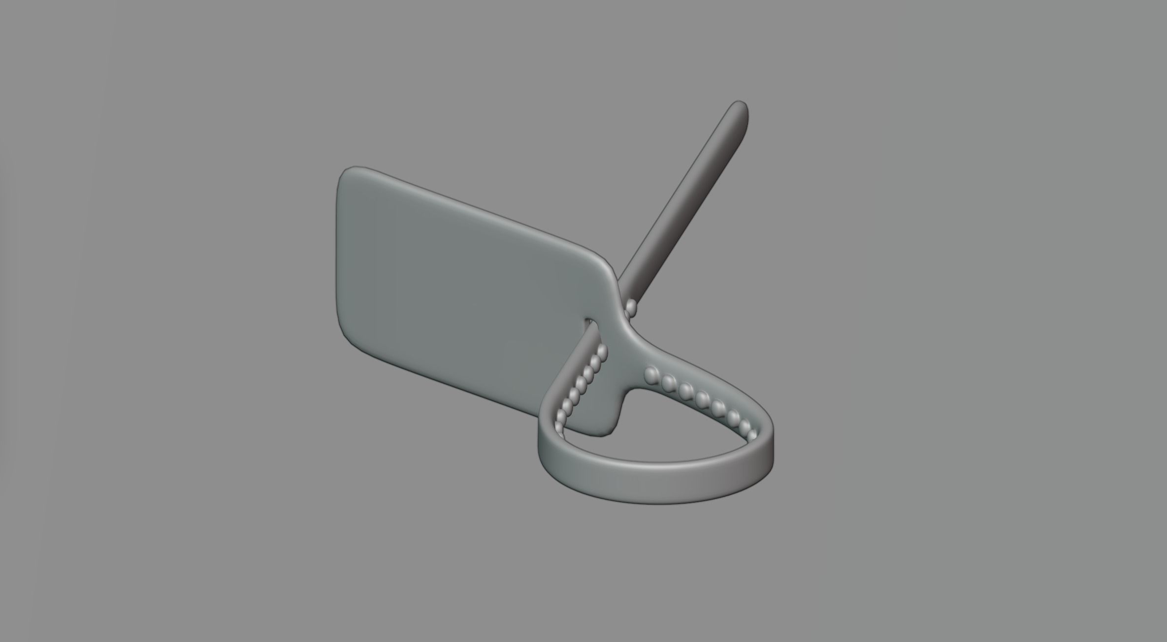 Tag shoes clothes 3D model_2