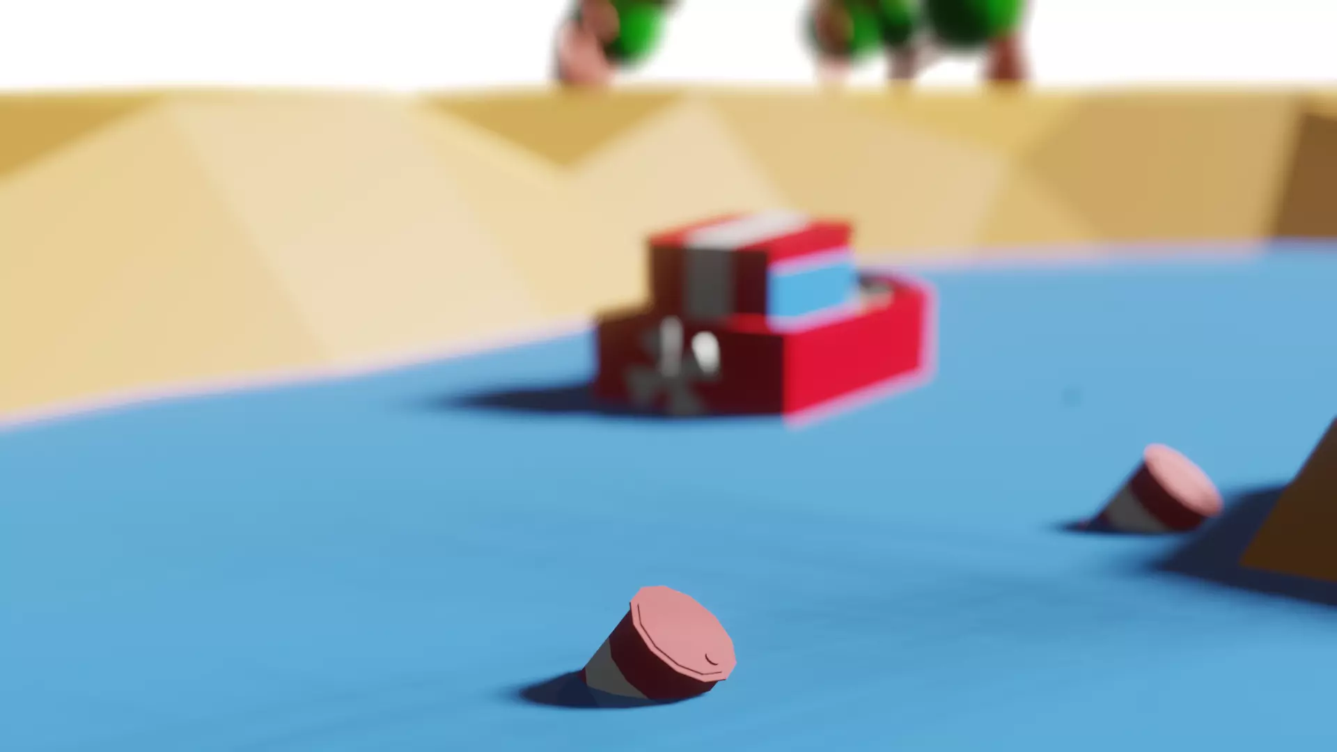 low Poly polition iceland Free low-poly 3D model