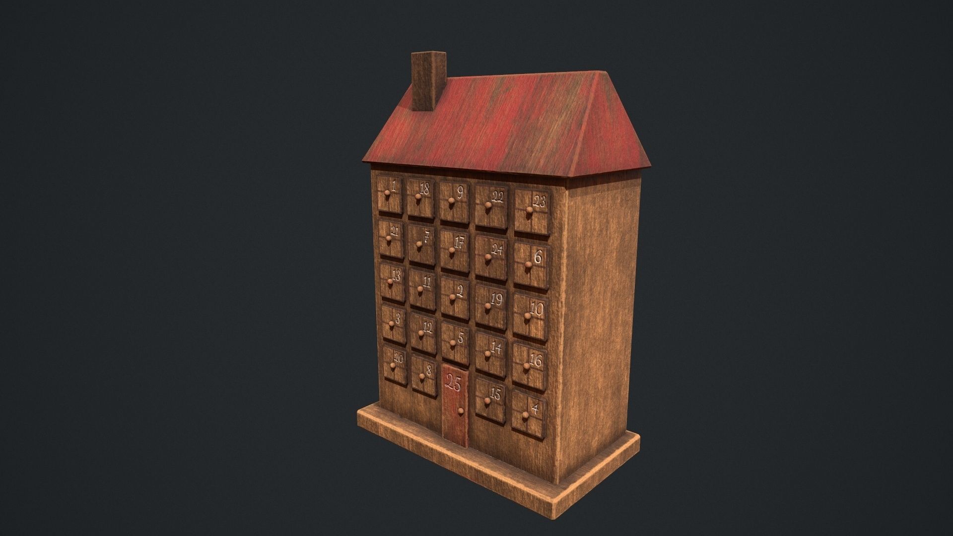 Christmas Props Pack - 25 Unique Assets Low-poly 3D model_36