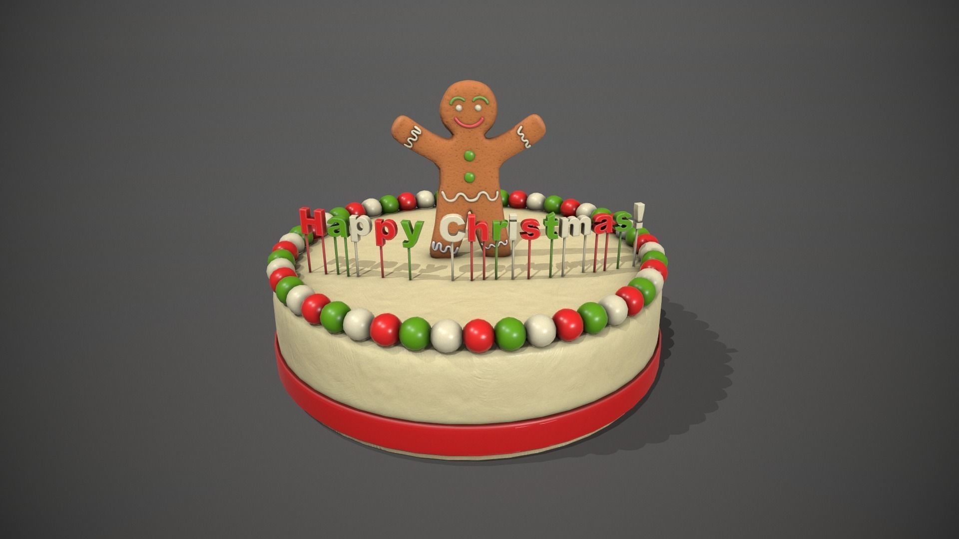 Christmas Props Pack - 25 Unique Assets Low-poly 3D model_17