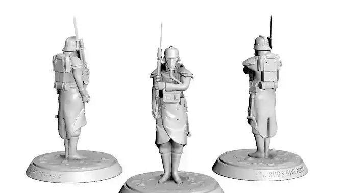 Death Korps Guard  Free 3D print model