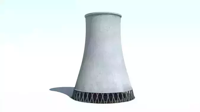Steam tunnel Low-poly 3D model