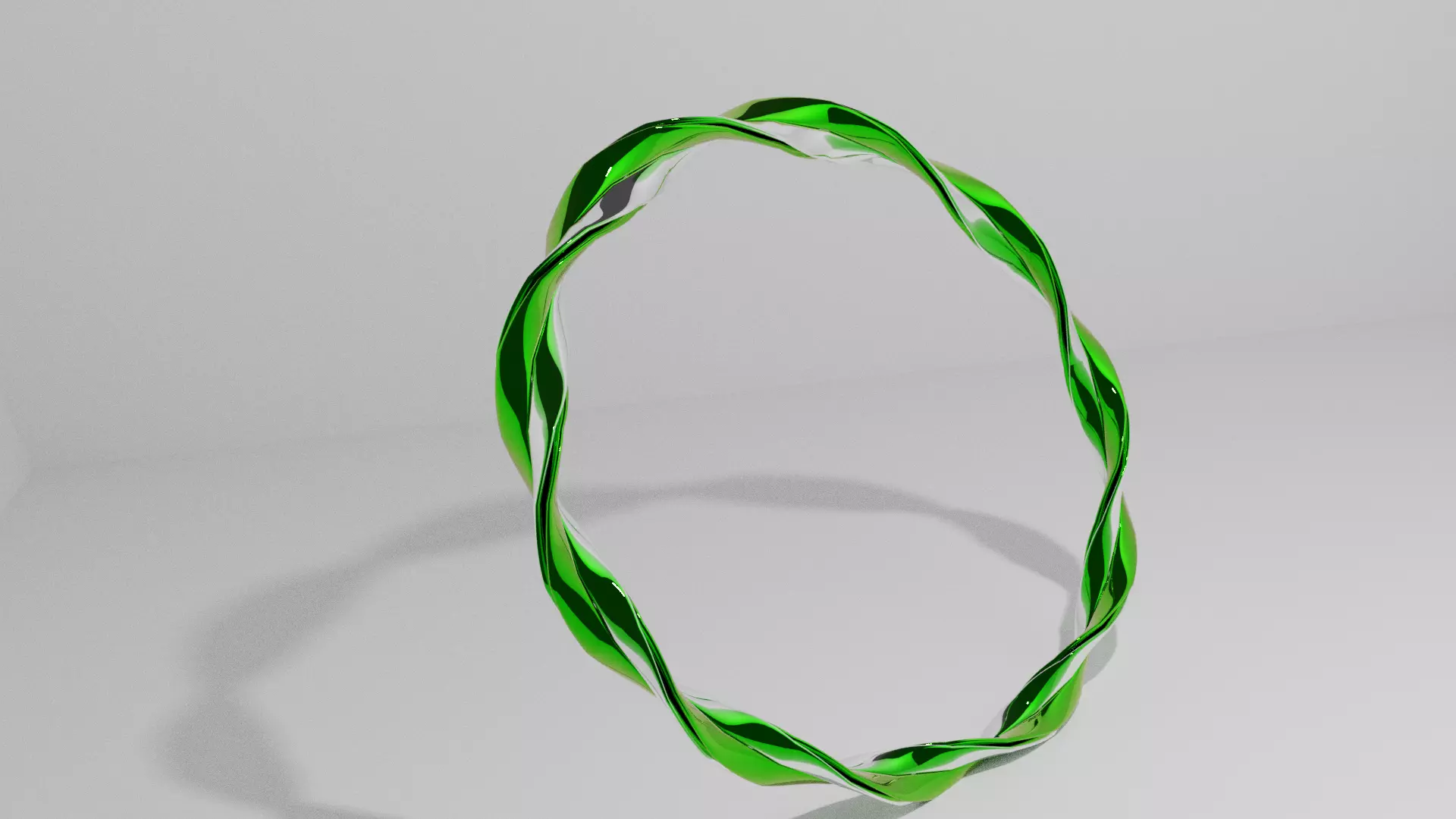 Green ring type 3 3D model_0