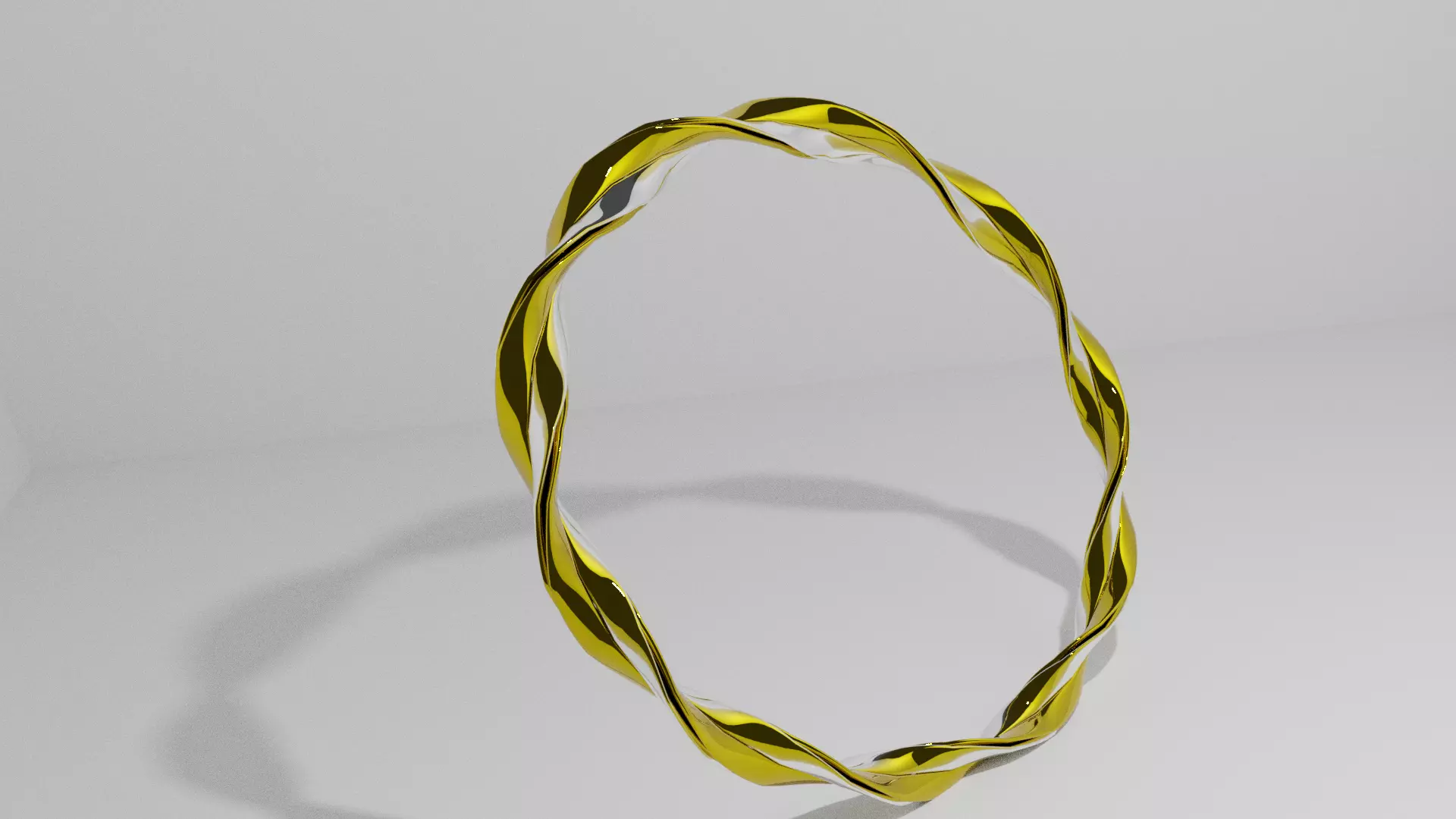 Gold ring type 3 3D model_0