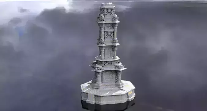 Christmas statue stand big and tall 