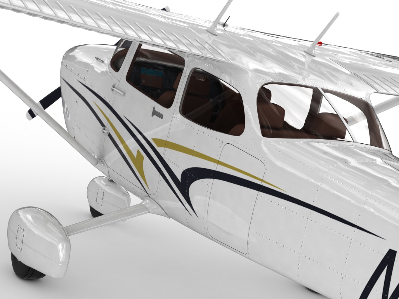 Cessna 172 Skyhawk 3D model_8